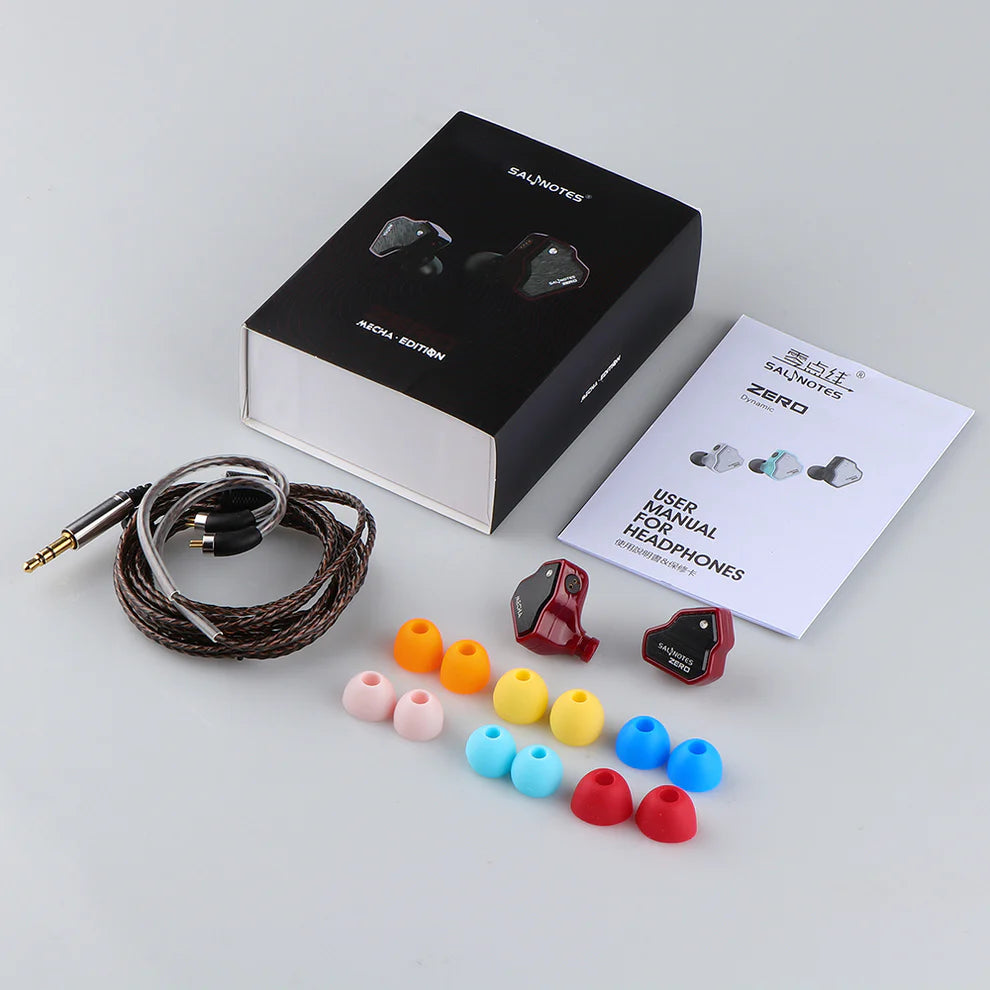 7HZ zero box with accessories on a light gray background
