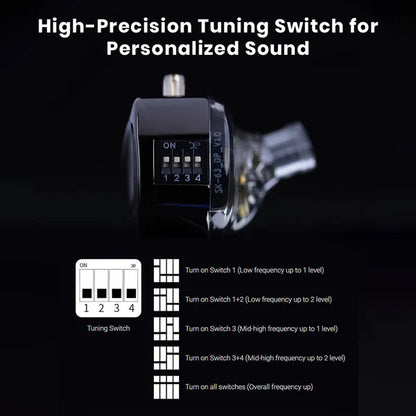 High-Precision Tuning Switch for the Castor Pro with text and diagrams on a black background