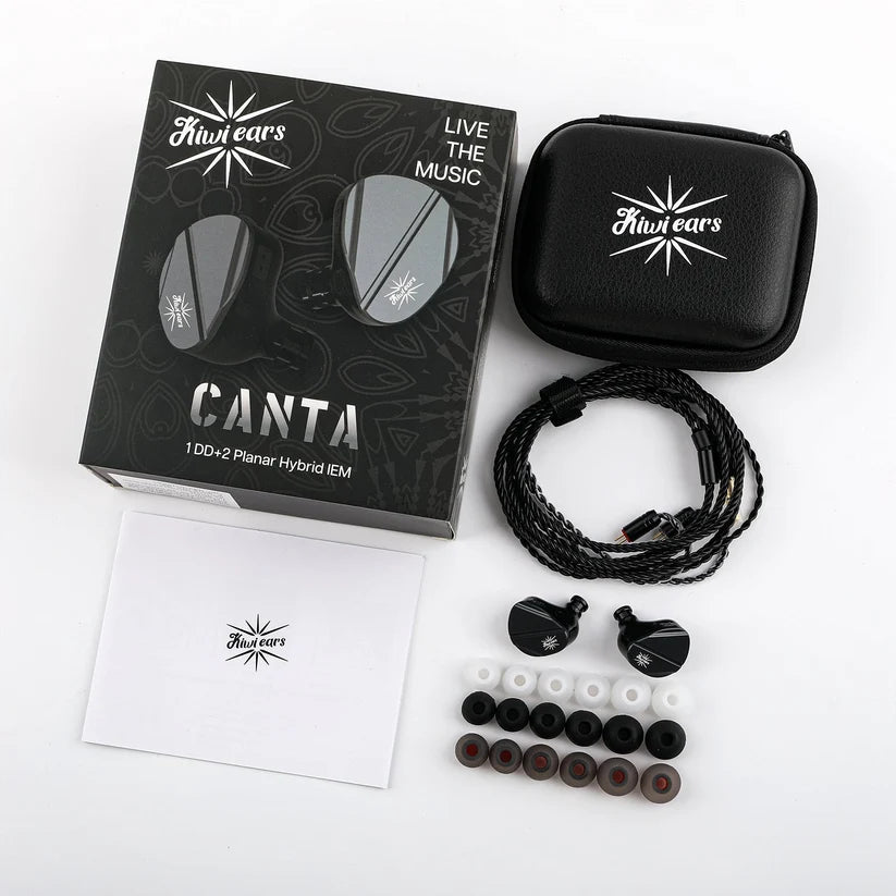 Kiwi Ears Canta Hybrid IEM - 1DD + 2 Planar Drivers