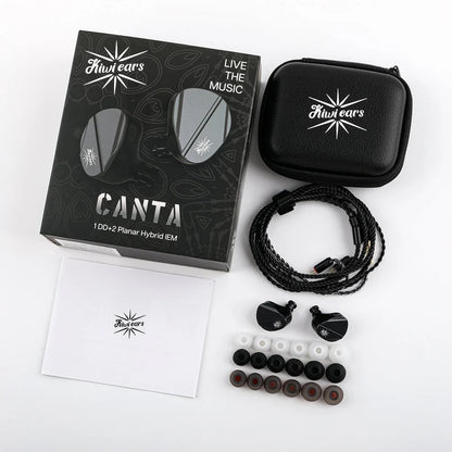 Kiwi Ears Canta Hybrid IEM - 1DD + 2 Planar Drivers